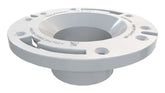 Oatey 43585 Closet Flange, 3 in Connection, PVC, White, For: Most Toilets